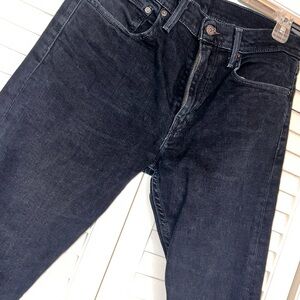 Levi Men's 512 Black Denim Jean